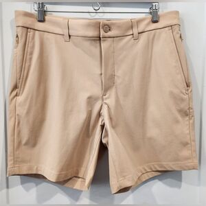 Birddogs Khaki Unlined Shorts Men’s 34 EUC No Liner Stretch Tan Classic Chino